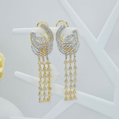 Cluster Earrings Gold