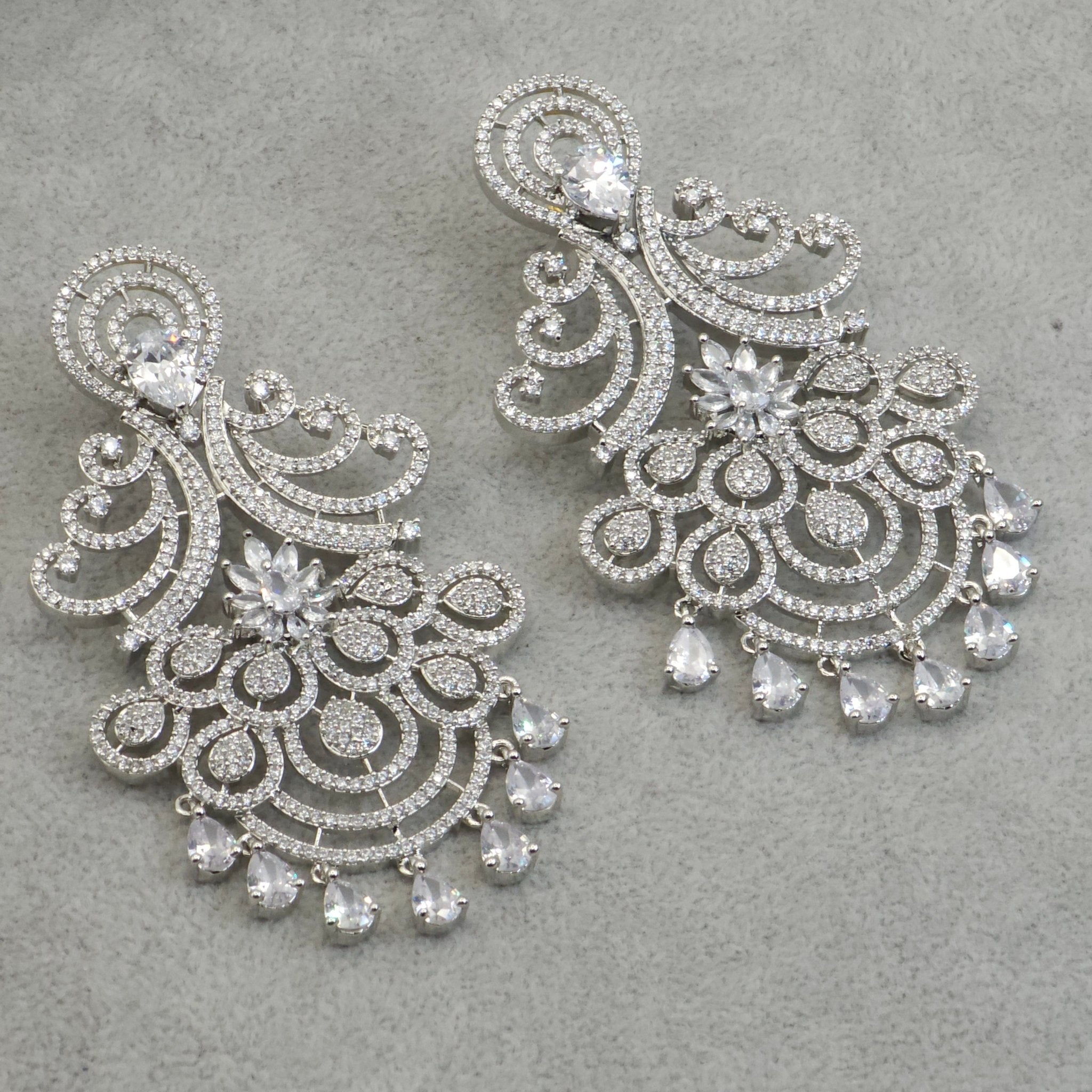 Designer Silver Earrings