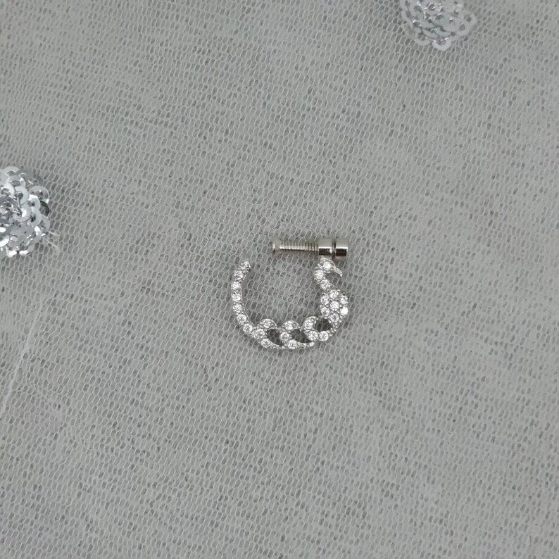 Priya Nose Ring 1.5cm - Fancy Fab Jewels