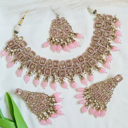 Qubra Set - Available In Four Colours - Fancy Fab Jewels