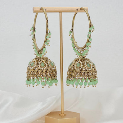 Preet - Bali Jhumka Earrings – Jhumki | Fancy Fab Jewels UK
