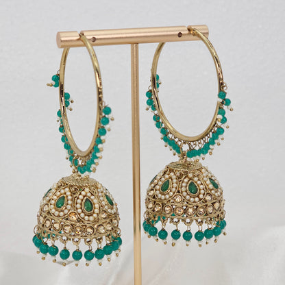 Preet - Bali Jhumka Earrings – Jhumki | Fancy Fab Jewels UK