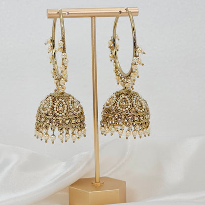 Preet - Bali Jhumka Earrings – Jhumki | Fancy Fab Jewels UK