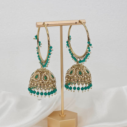 Preet - Bali Jhumka Earrings – Jhumki | Fancy Fab Jewels UK
