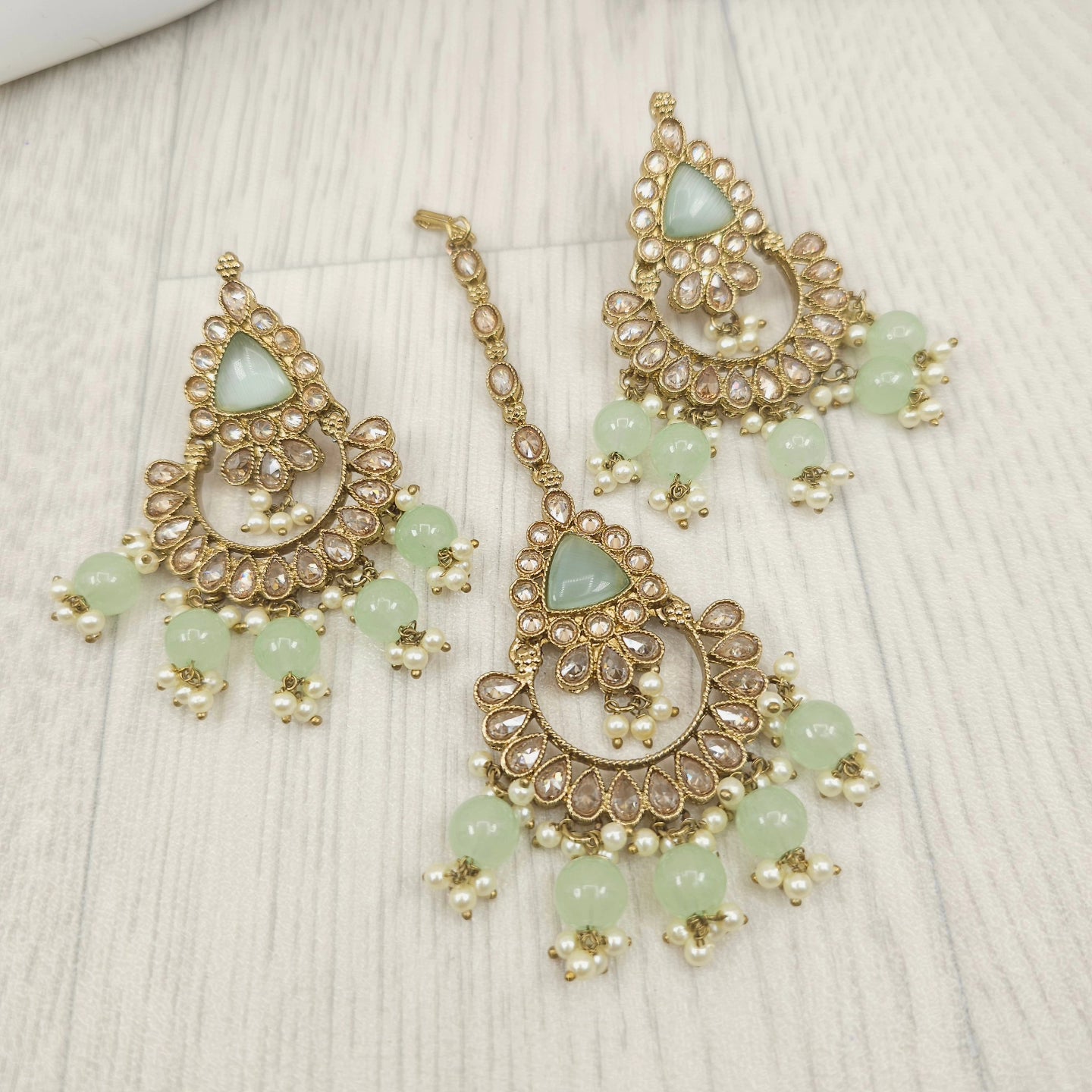 Sharia Earrings and Tikka Set