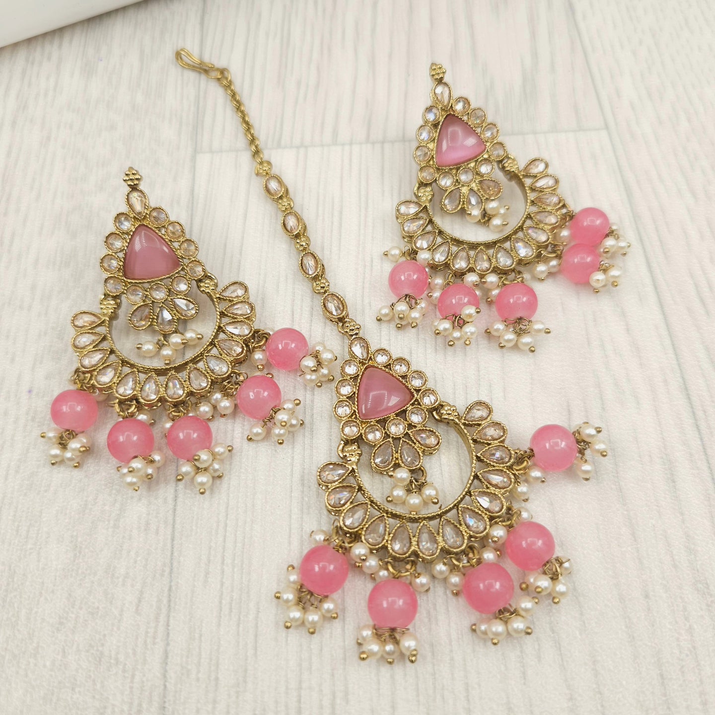 Sharia Earrings and Tikka Set