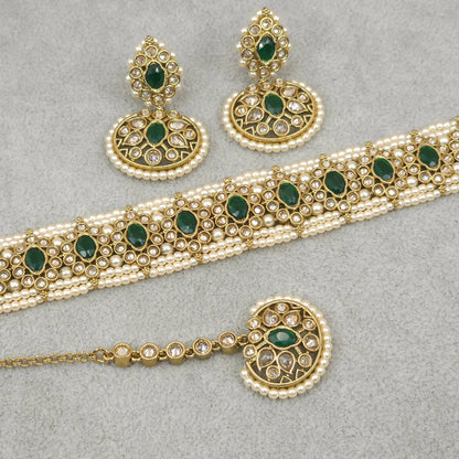 Raina Polki Choker Set - Fancy Fab Jewels