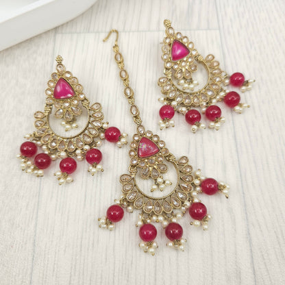 Sharia Earrings and Tikka Set