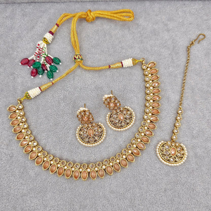 Shikha Choker Necklace Set - Fancy Fab Jewels