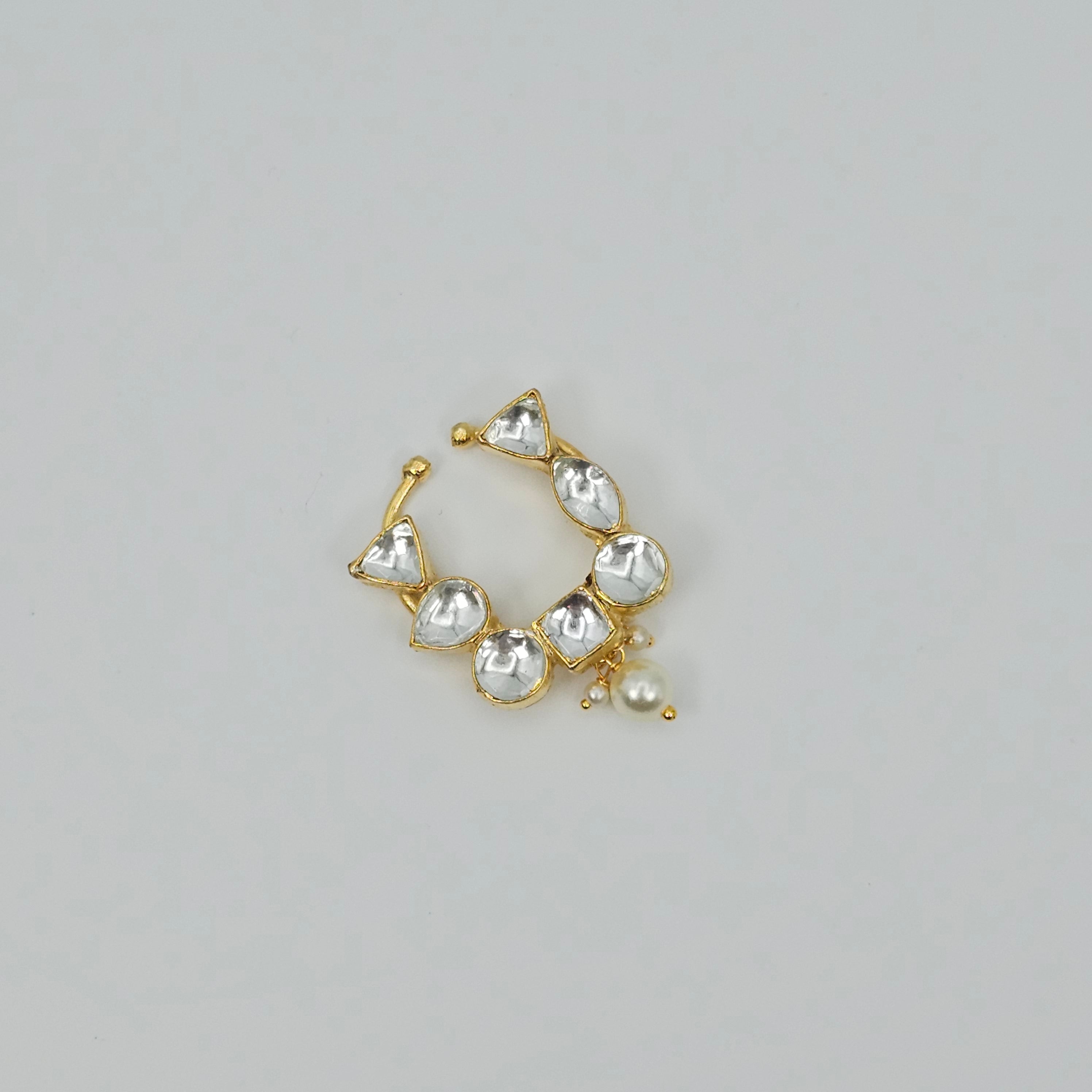 27mm Kundan Bridal Nose Ring