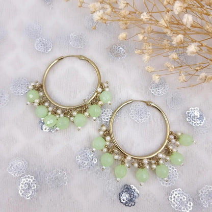 Sanjana - Hoop Earrings - Fancy Fab Jewels