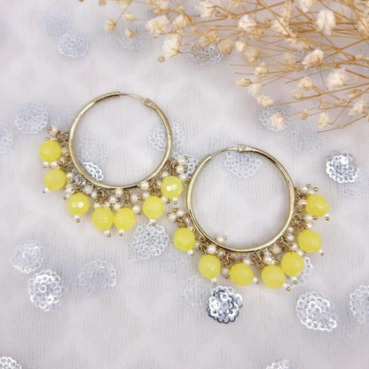 Sanjana - Hoop Earrings - Fancy Fab Jewels